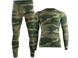 Heren Thermoset - Thermopak - Lang - Camouflage Groen