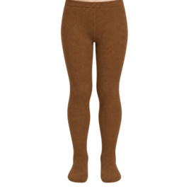 Dunne Katoenen Meisjesmaillot - Kindermaillot - Toffee/Bruin