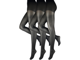 Corrigerende panty - 3 stuks - 30 den - Zwart