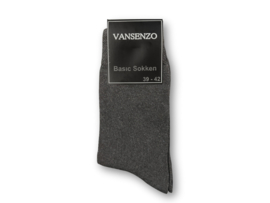 Basic Sok - VANSENZO® - Basic - Antraciet