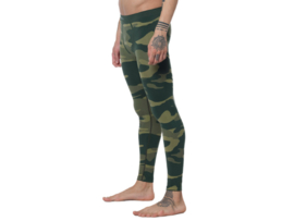 Heren Thermoset - Thermopak - Lang - Camouflage Groen