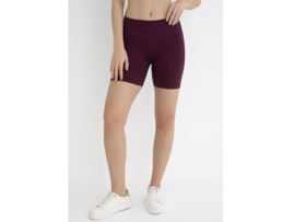 Dames Korte Sportbroek WOOSTER® - Shape & Liftend Effect - Bordeaux