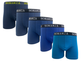 Bonanza boxershorts - 5 Pack - Katoen - Ocean/Blue