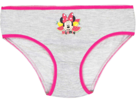 3 Pack Meisjes slips - Minnie Mouse - Roze-Wit-Grijs