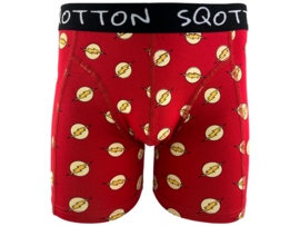 Boxershort - SQOTTON® - Bliksem - Rood