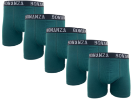 Bonanza boxershorts - 5 Pack - Katoen - Donkergroen