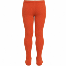 Dunne Katoenen Meisjesmaillot - Kindermaillot - Paprika/Oranje