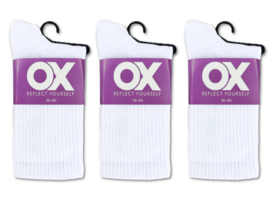 3 paar Naadloze damessokken - Wit