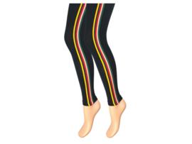 Kinderlegging - Zwart - Multicolor streep