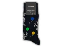 SQOTTON® - Naadloze sokken - Happy Skelet