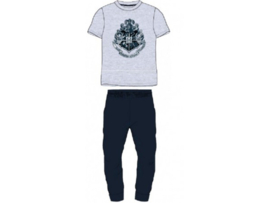 Heren pyjama - Katoen - Harry Potter - Grijs/Zwart