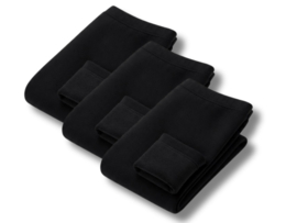 3 stuks Thermo leggings - Zwart