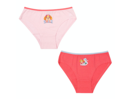 2 Pack Meisjes slips - PAW Patrol - Katoen - Koraal/Roze