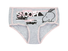 2 Pack Meisjes slips - Snoopy - Grijs-Roze