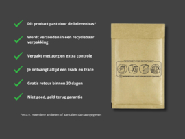 6 paar SQOTTON® Herensokken - Gold Label - Naadloos - Zwart