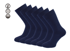 Thermosokken - 6-Pack - Donkerblauw