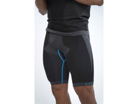 Performance Sportbroek heren - Fietsbroek - Runningbroek - Zwart/Grijs