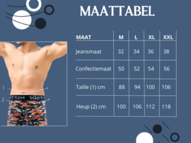 Boxershort - SQOTTON® - Camouflage - Oranje