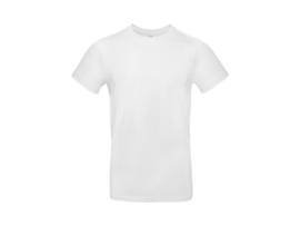 10 stuks B&C T-shirt - E190 - Ronde hals - Wit