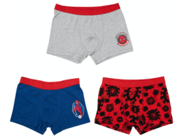 3 Pack SPIDER-MAN Jongens boxershorts - Grijs-Blauw-Rood