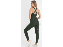 Dames Sport Jumpsuit WOOSTER® - Shape & Liftend Effect - Groen