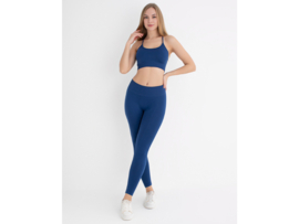 Sportbeha met spaghettibandjes en gekruiste rug – WOOSTER® - Blauw