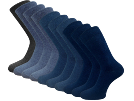 10 paar Basic Sokken - VANSENZO® - Blue-Pack