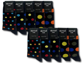 10 paar sokken - SQOTTON® - Fun - Dots