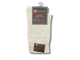 Diabetes sok - Drukvrije boord - Beige/Grijs Melange