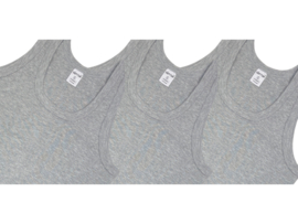 9 stuks onderhemd - SQOTTON® - 100% katoen - Grijs