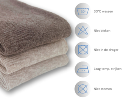 3 paar Katoenen kniekousen - Naadloos - Drukvrije boord - Bruin/Beige mix