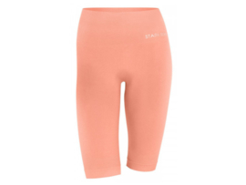 Korte Sportlegging - Naadloos - Hoge taille - Perzik