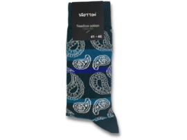 SQOTTON® - Naadloze sokken - Paisley