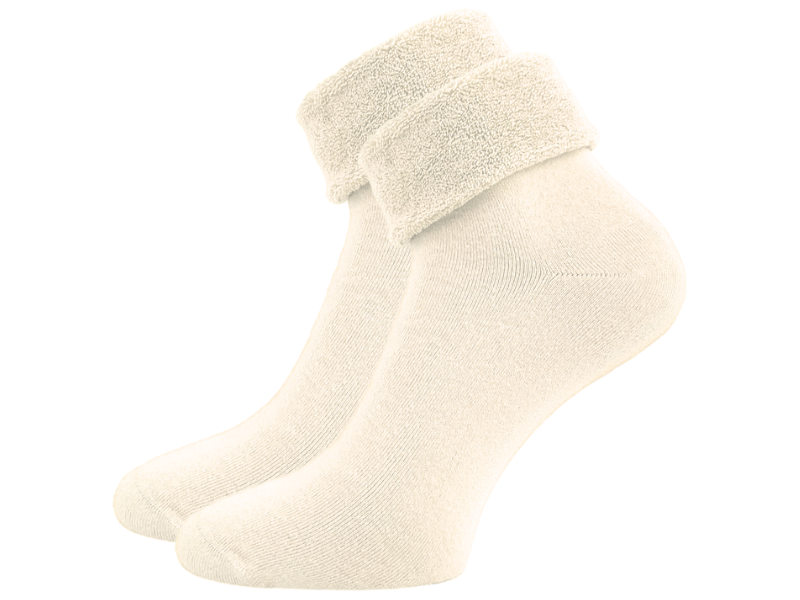 Thermo Huissok - Katoen - Naadloos - Beige - One size (36-40)
