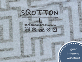 Boxershort - SQOTTON® - Doolhof - Grijs