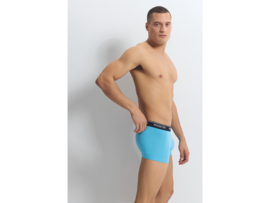 3-Pack WOOSTER® Heren Boxershorts - Marineblauw-Blauw-Lichtblauw