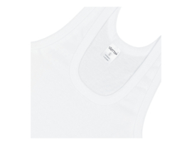 Heren onderhemd - SQOTTON® - 100% katoen - Wit