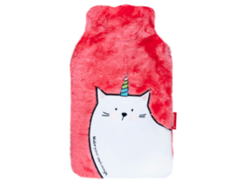 Cadeau - Warmwaterkruik - Kruik met hoes - Unicorn