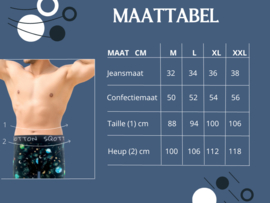 Boxershort - SQOTTON® - Galaxy- Groen