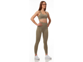 Dames sportkleding - Sportset - Naadloos - Groen