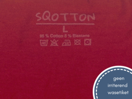 Boxershort - SQOTTON® - Basic - Bordeaux Rood