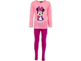 Kinderpyjama - Minnie Mouse - Roze/Fuchsia