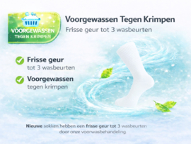 3 paar Naadloze herensokken - Wit