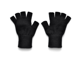 Handschoen zonder vingers - SQOTTON - Zwart