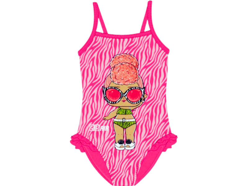 Meisjes Badpak - L.O.L Surprise - Neon Roze | Zwemkleding Sokkenenzo.nl | Online sokken & ondergoed winkel