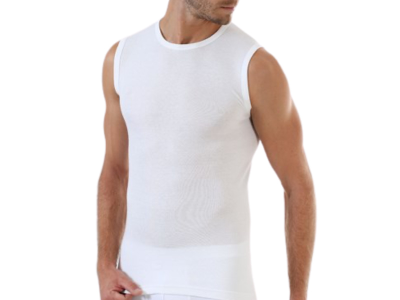 Formuleren beweeglijkheid Onnauwkeurig 3 stuks SQOTTON® A-shirt - O-neck - mouwloos - Wit | Onderhemden |  Sokkenenzo.nl | Online sokken & ondergoed winkel