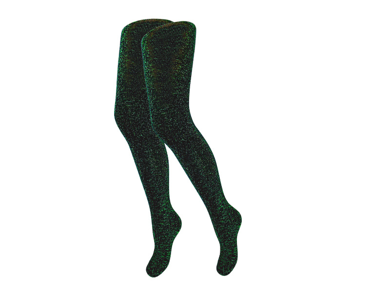 Kindermaillot - Glitter Zwart-Groen Home | | Online sokken & ondergoed winkel