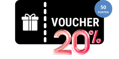 20% korting voucher