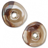 153 donut  beige bruin