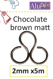 Chocolate mat bruin